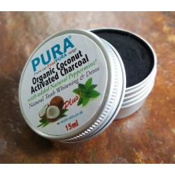CARBONE ATTIVO DI COCCO + PEPPERMINT - VASO DA 20 ML